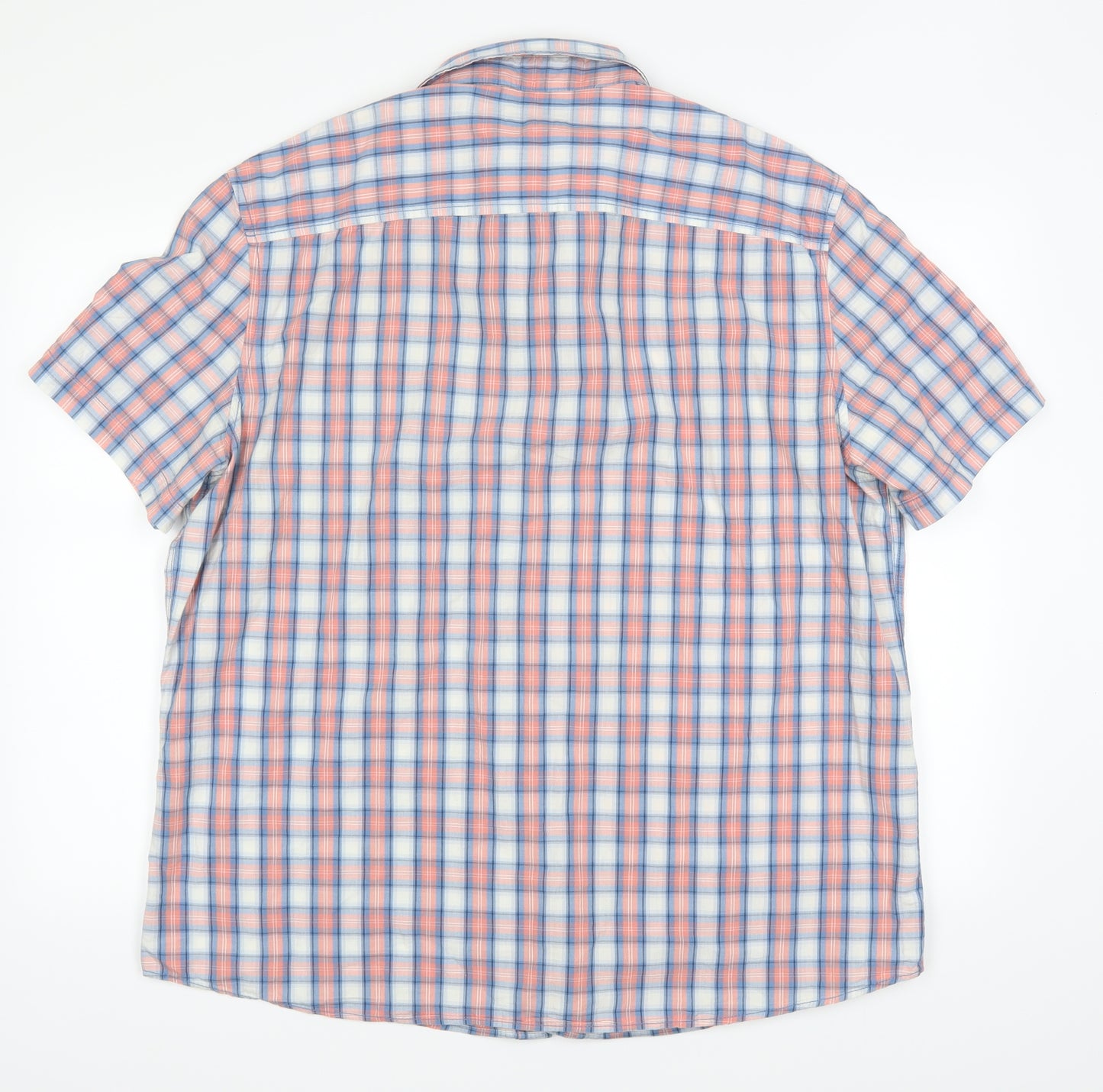 F&F Mens Red Plaid   Button-Up Size 2XL