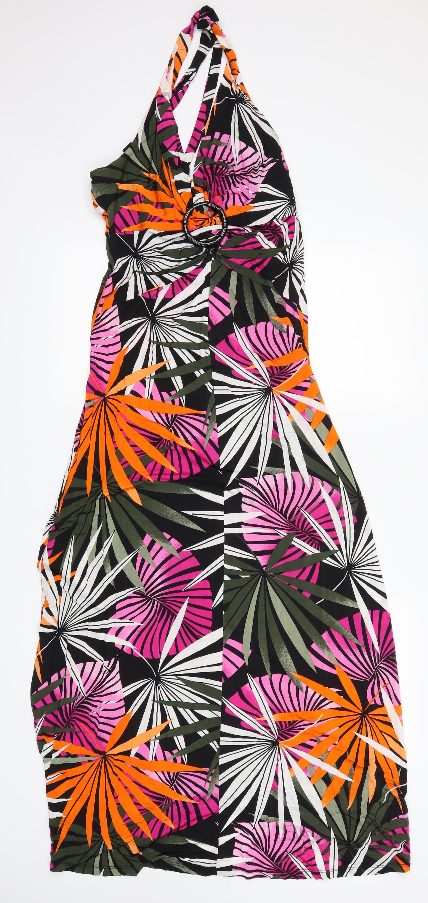 star  Womens Black Floral  Maxi  Size 12