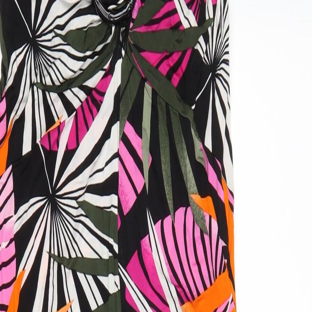 star  Womens Black Floral  Maxi  Size 12