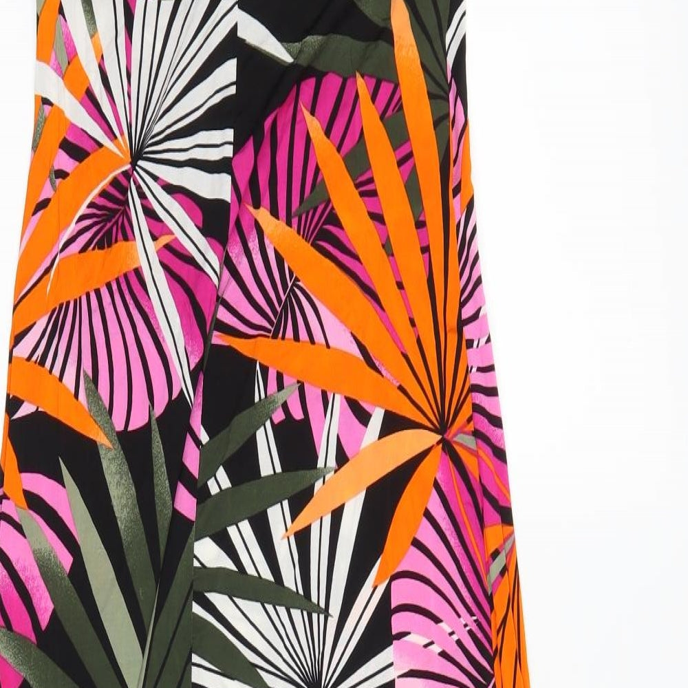 star  Womens Black Floral  Maxi  Size 12