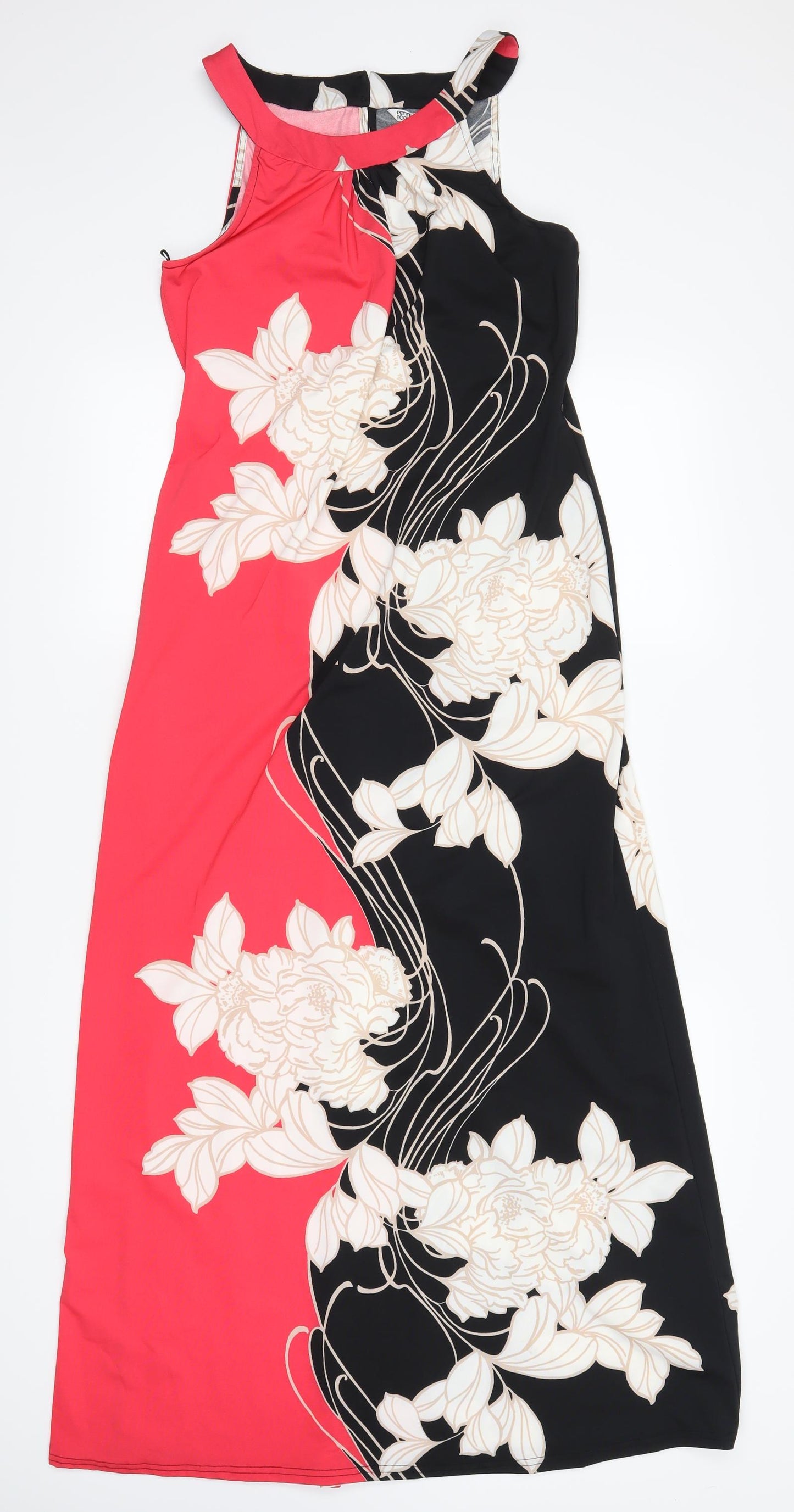 Debenhams Womens Red Floral  Maxi  Size 14