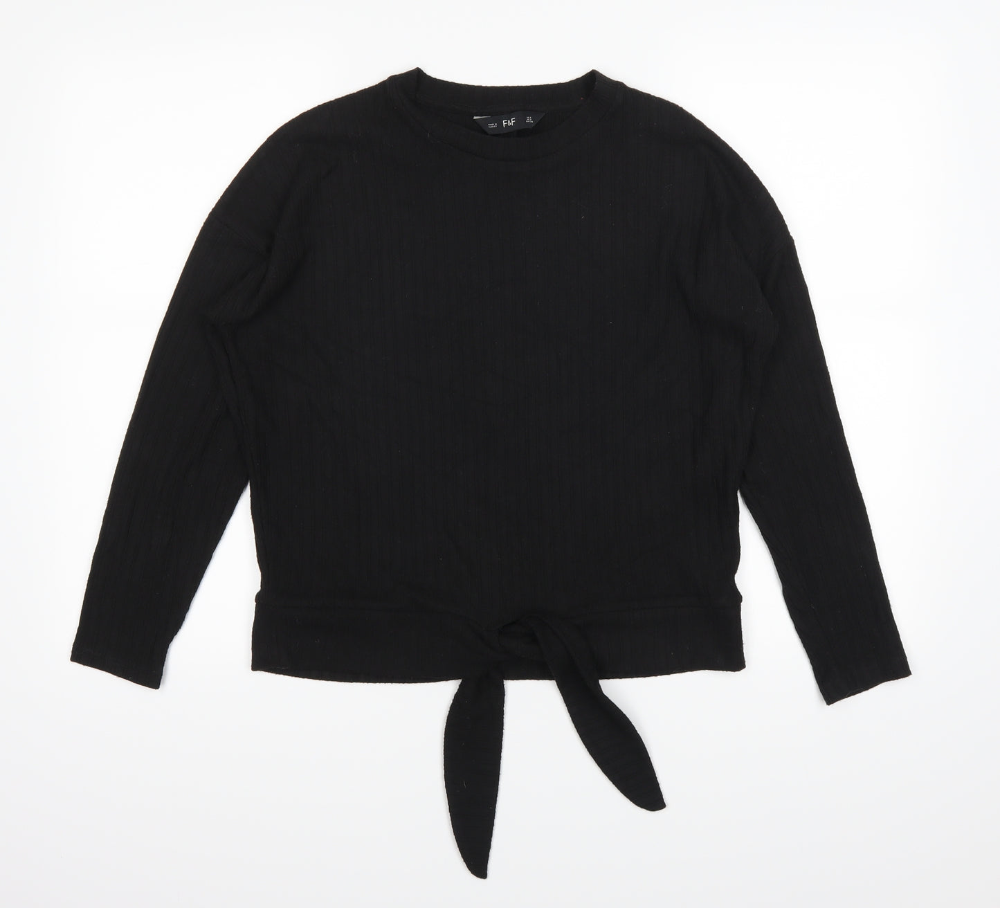 F&F Womens Black   Pullover Jumper Size 6
