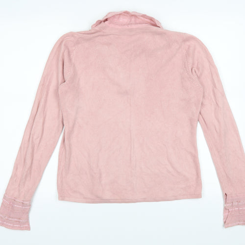 Ellie Louise Womens Pink   Pullover Jumper Size L