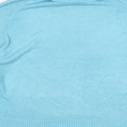 Debbie Morgan Womens Blue   Pullover Jumper Size L