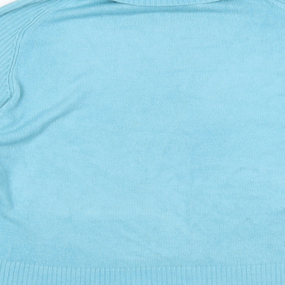 Debbie Morgan Womens Blue   Pullover Jumper Size L