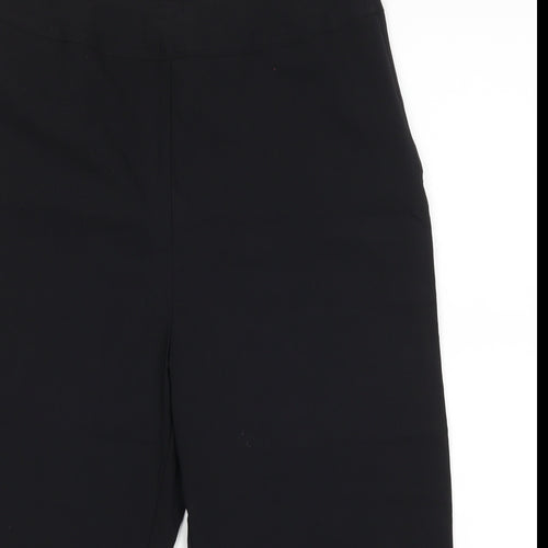 Scarlett Womens Black   Cropped Trousers Size 10