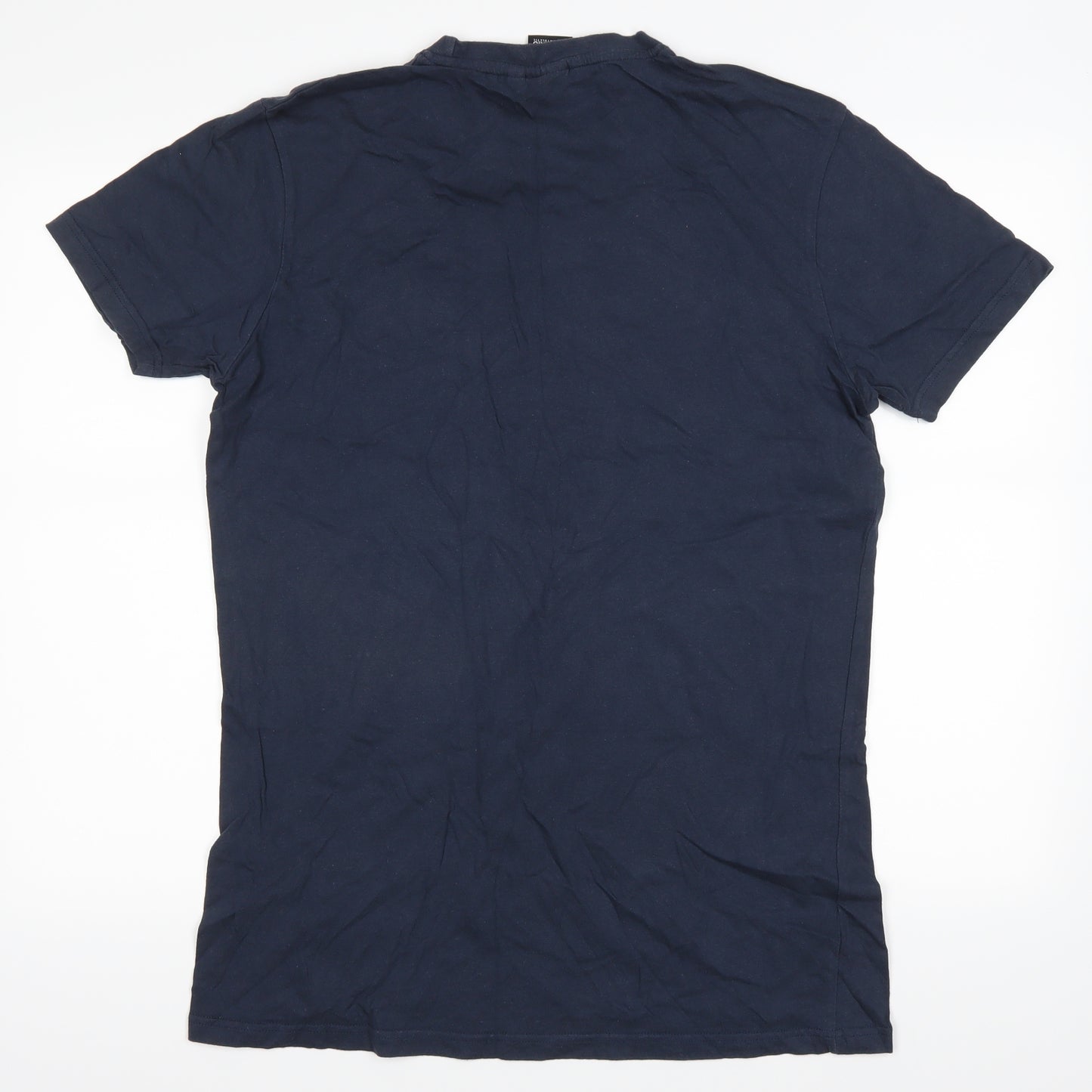Majestic Athlete Mens Blue    T-Shirt Size M