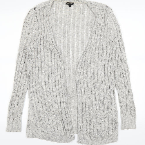 River Island Womens Grey   Cardigan Jumper Size 8