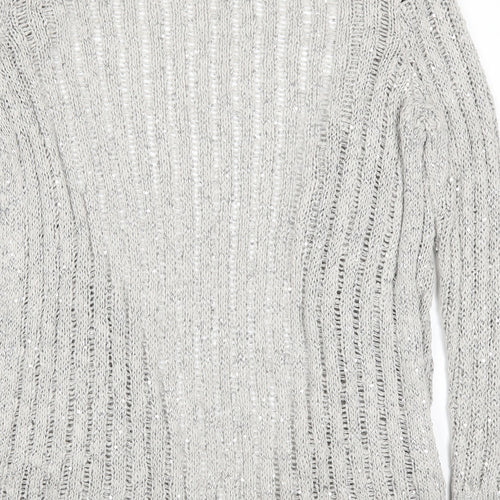 River Island Womens Grey   Cardigan Jumper Size 8