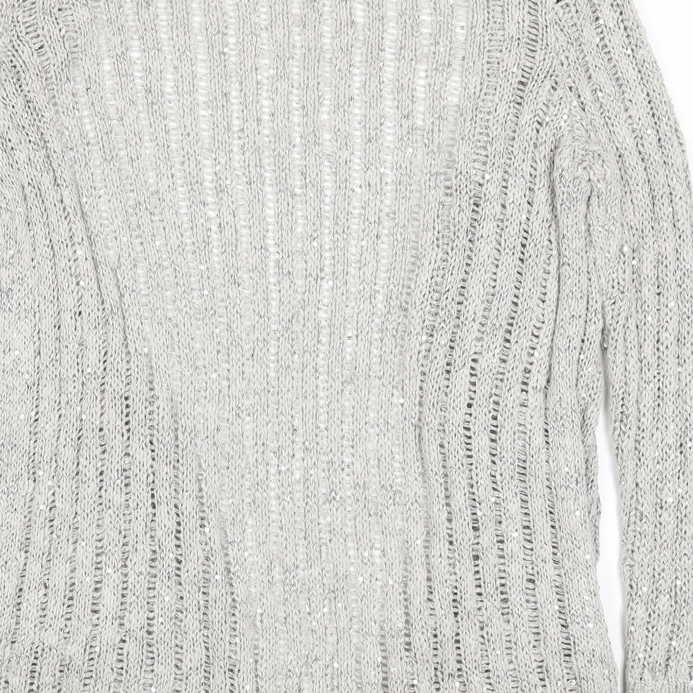 River Island Womens Grey   Cardigan Jumper Size 8