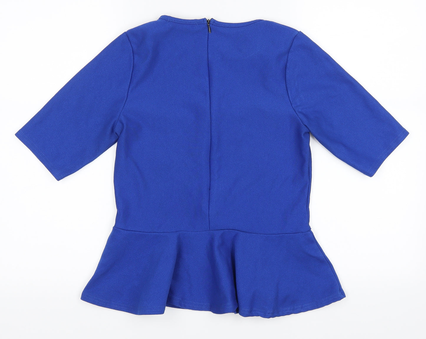 Missguided Womens Blue   Basic Blouse Size 10