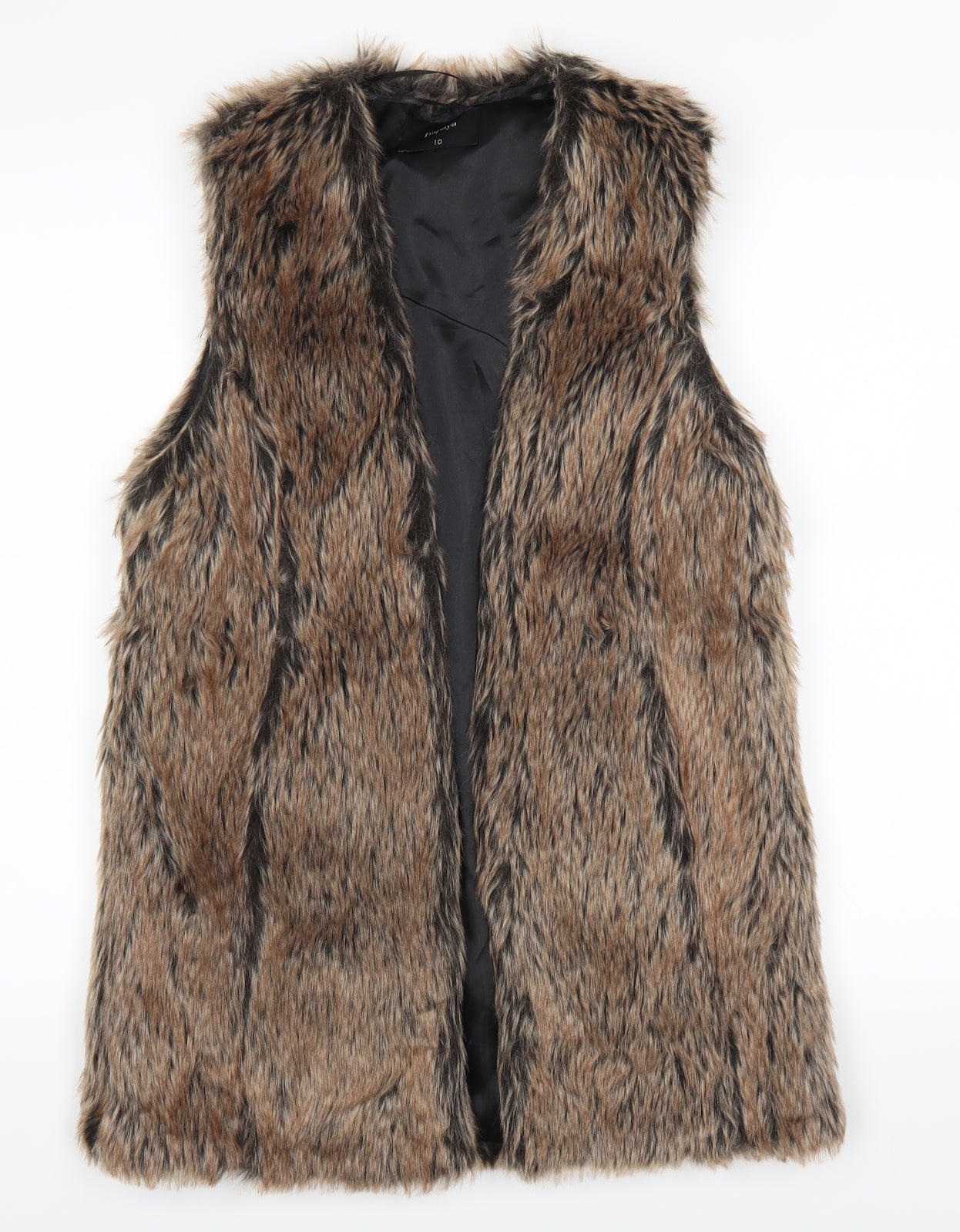 Papaya Womens Brown   Jacket Waistcoat Size 10