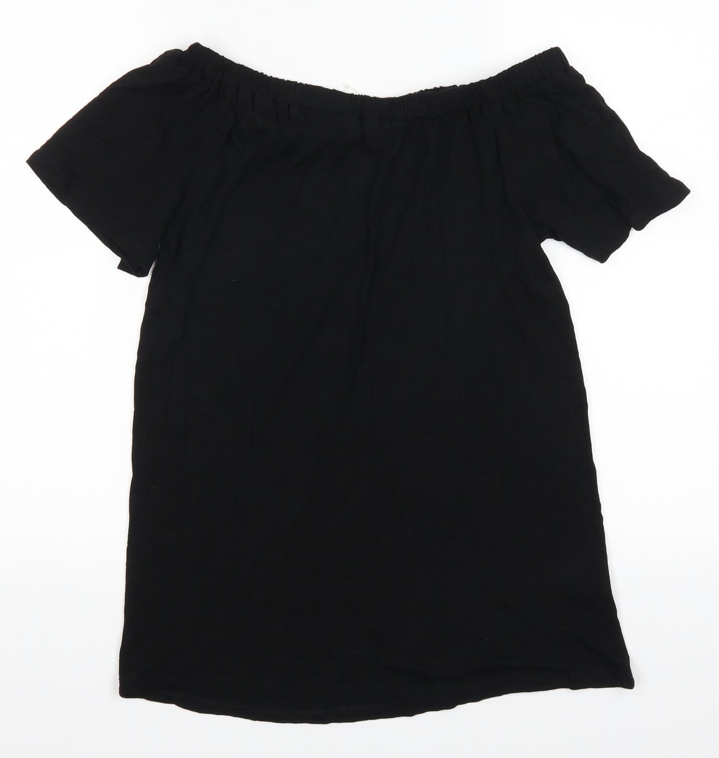 George Womens Black   Basic Blouse Size 12
