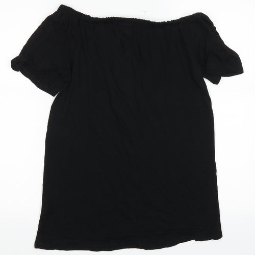 George Womens Black   Basic Blouse Size 12