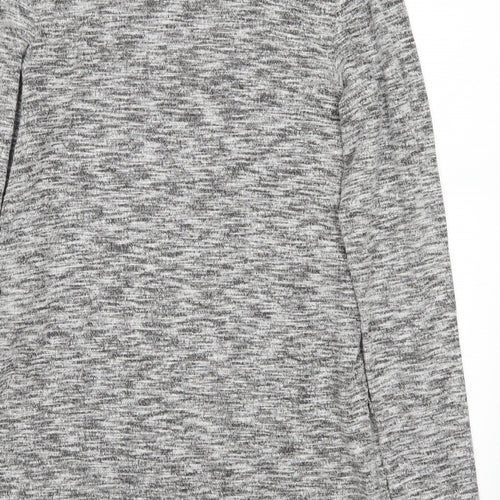 F&F Womens Grey   Pullover Jumper Size 8  - side slits