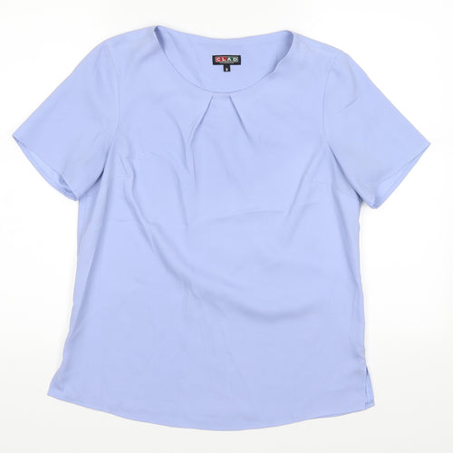 Clads Scotland Womens Purple   Basic Blouse Size 8