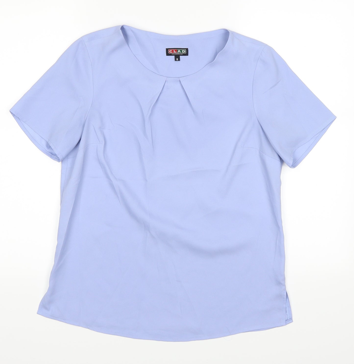 Clads Scotland Womens Purple   Basic Blouse Size 8