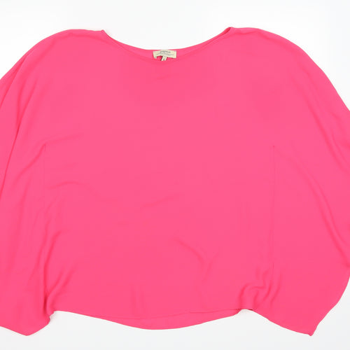 Papaya Womens Pink   Basic Blouse Size 8