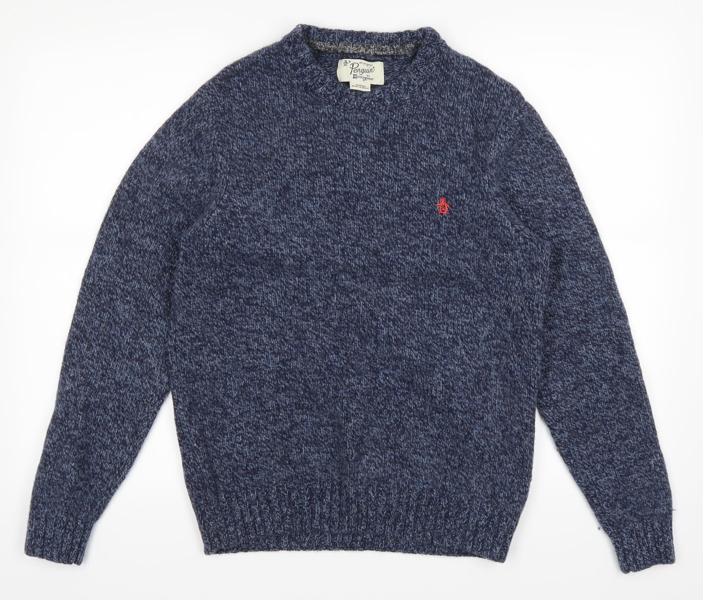 Penguin Mens Blue   Pullover Jumper Size M