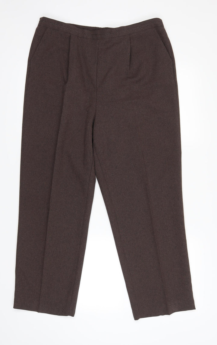 BM Womens Brown Trousers Size 16 L26 in