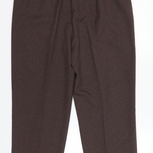 BM Womens Brown   Trousers  Size 16 L26 in