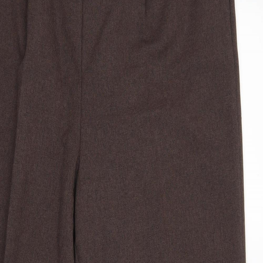 BM Womens Brown   Trousers  Size 16 L26 in