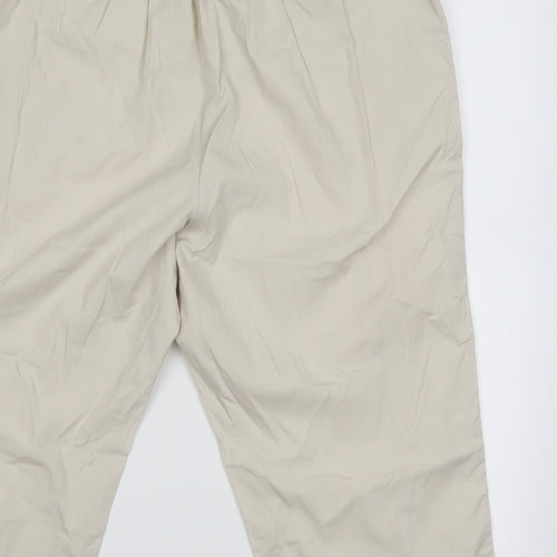 Bon Marche Womens Ivory   Cropped Trousers Size 18 L20 in