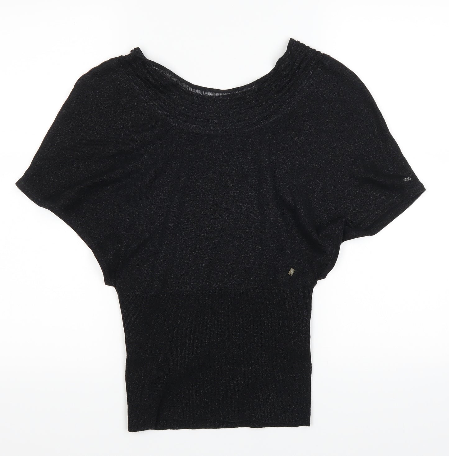 Tommy Hilfiger Womens Black   Basic T-Shirt Size XS