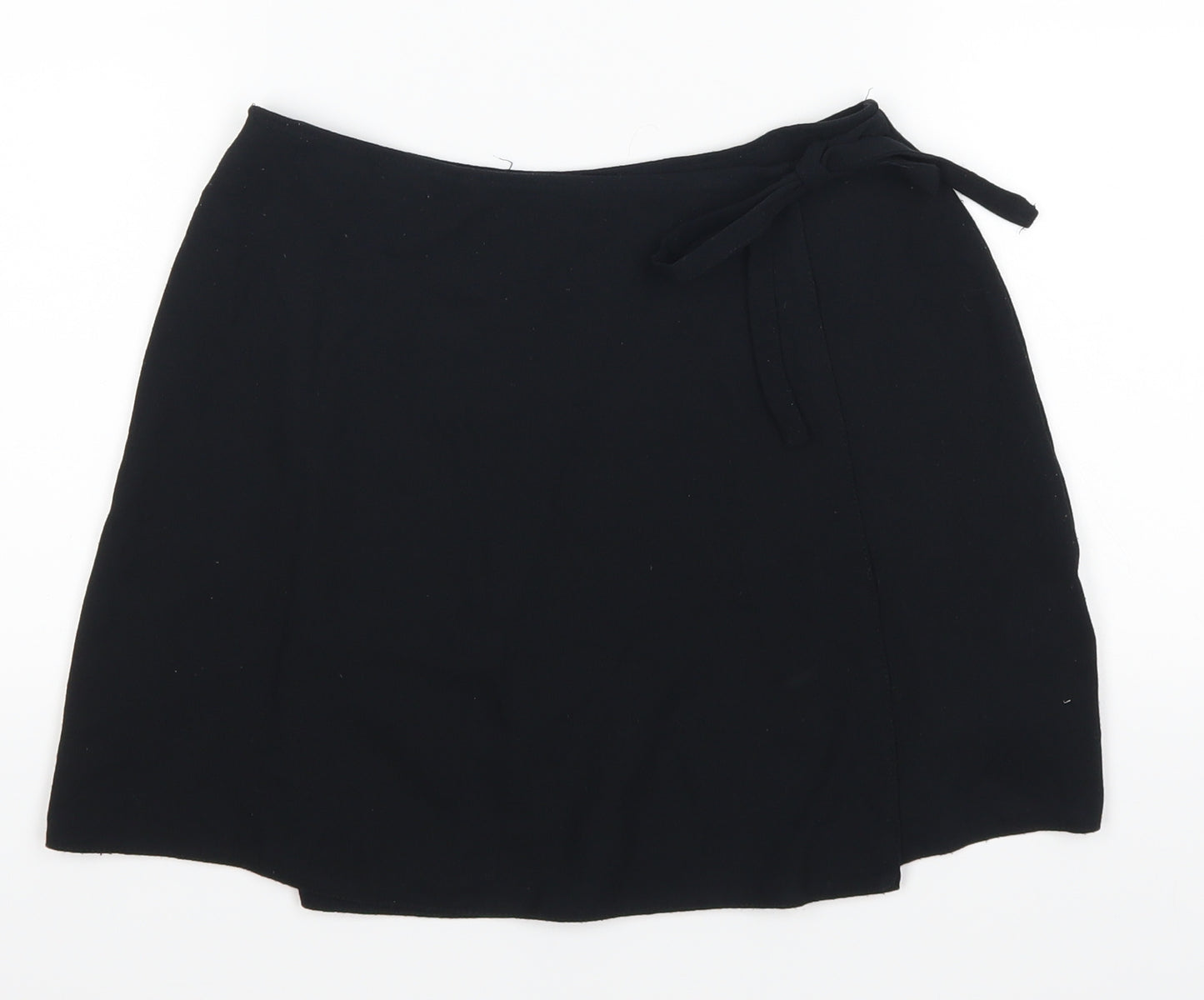 Topshop Womens Black   A-Line Skirt Size 8