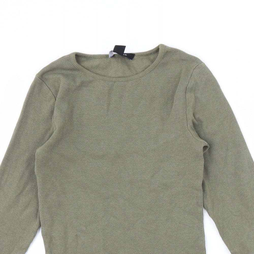 New Look Womens Green   Basic T-Shirt Size 6
