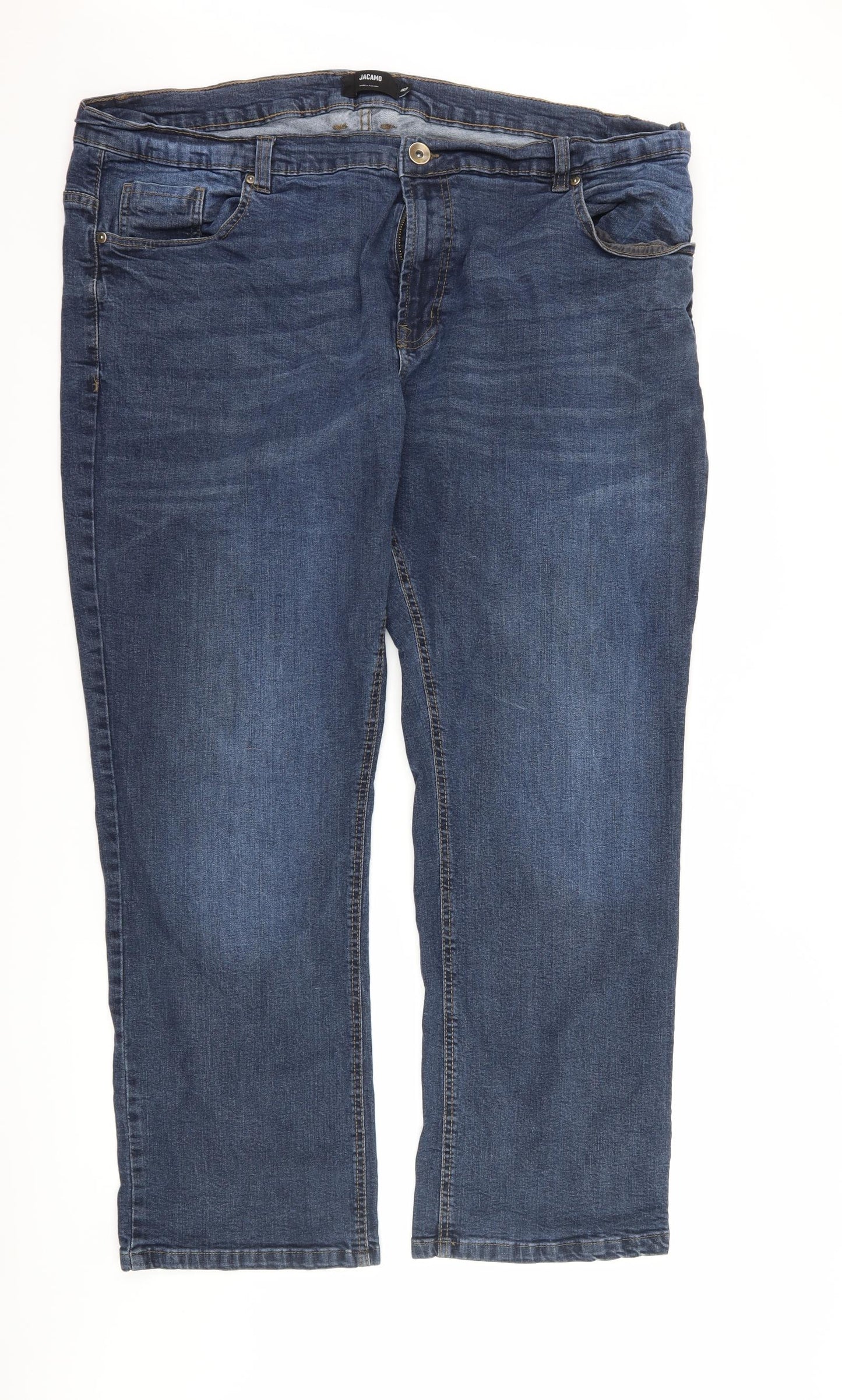Jacamo Mens Blue  Denim Straight Jeans Size 46 in L31 in