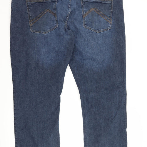 Jacamo Mens Blue  Denim Straight Jeans Size 46 in L31 in