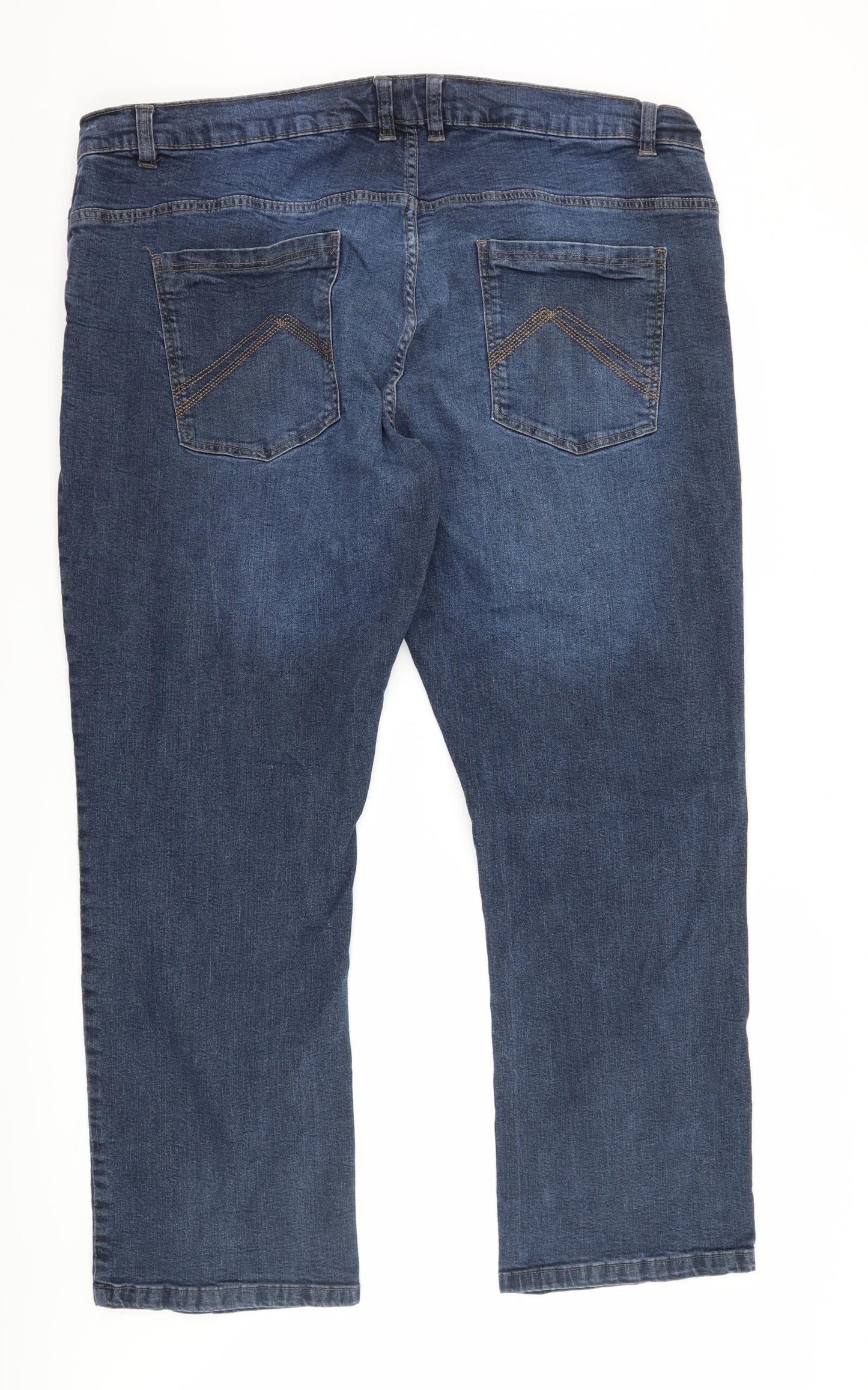 Jacamo Mens Blue  Denim Straight Jeans Size 46 in L31 in
