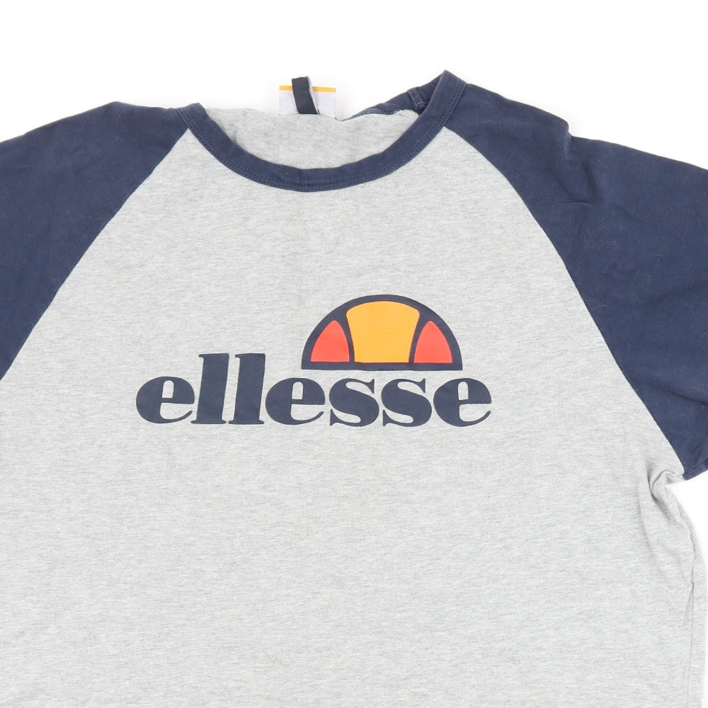 ellesse Mens Grey    T-Shirt Size M