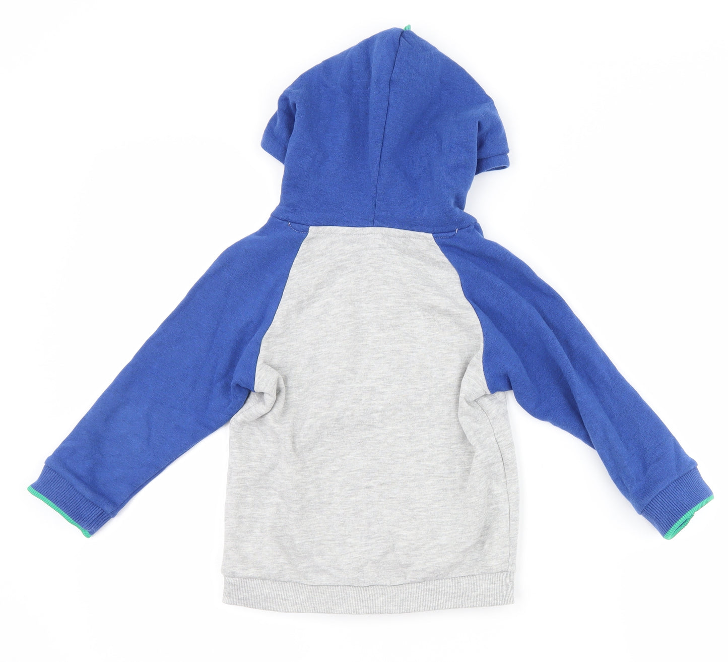 Matalan Boys Grey   Pullover Hoodie Size 4-5 Years  - DInosaur