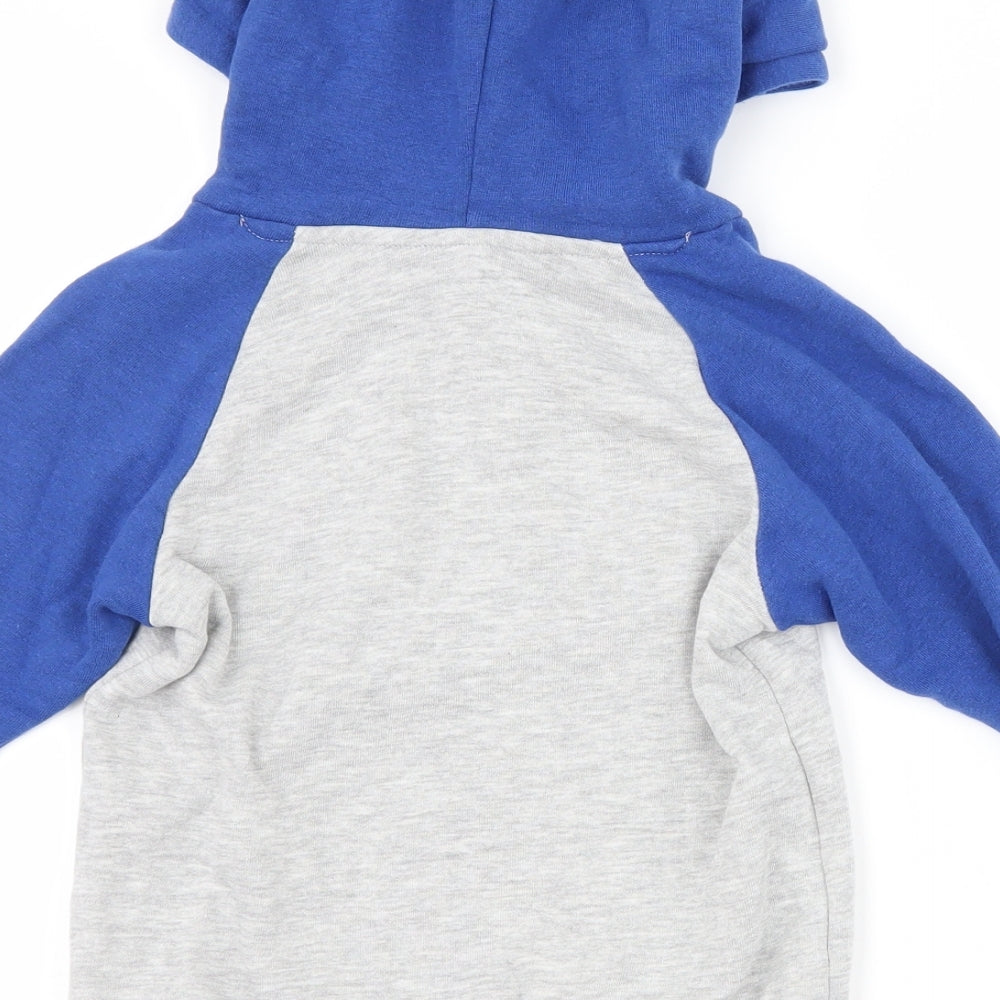 Matalan Boys Grey   Pullover Hoodie Size 4-5 Years  - DInosaur