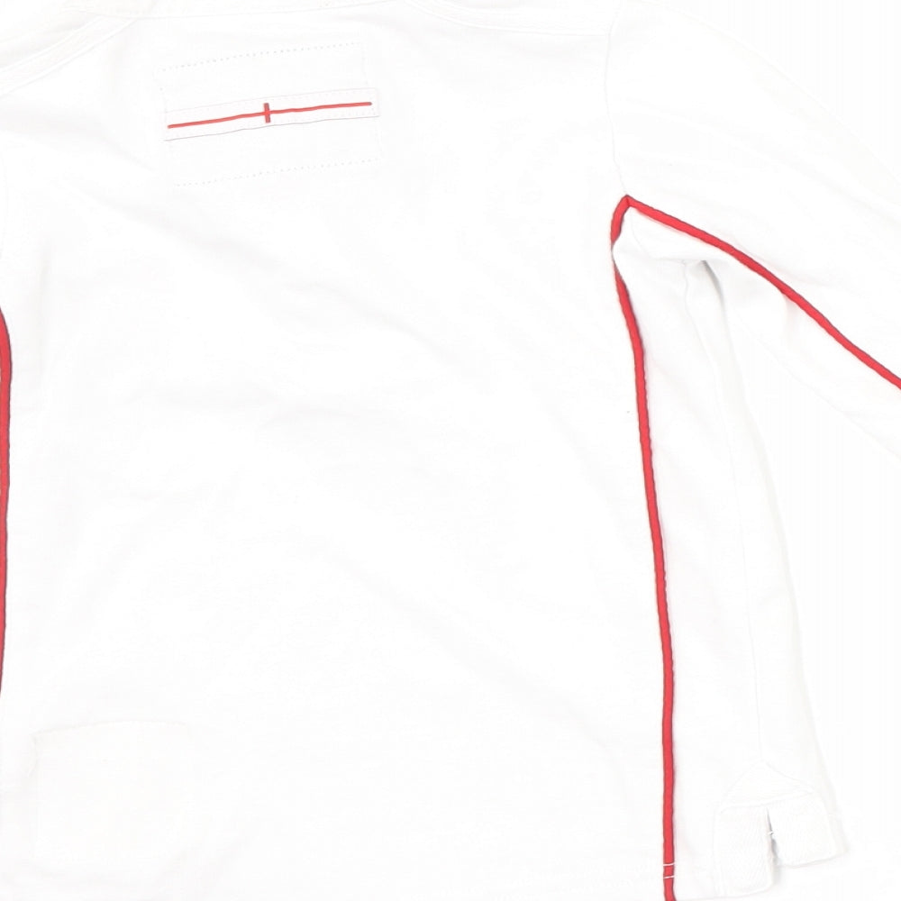 England Rugby Boys White   Basic T-Shirt Size 2-3 Years  - England Rugby