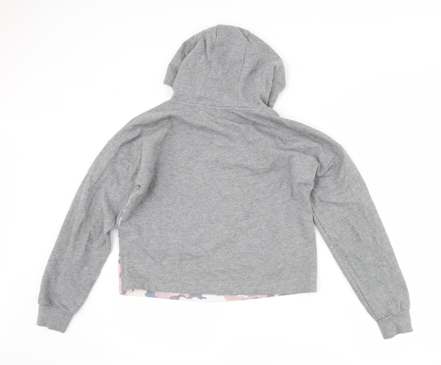 F&F Girls Grey Camouflage  Pullover Hoodie Size 12-13 Years