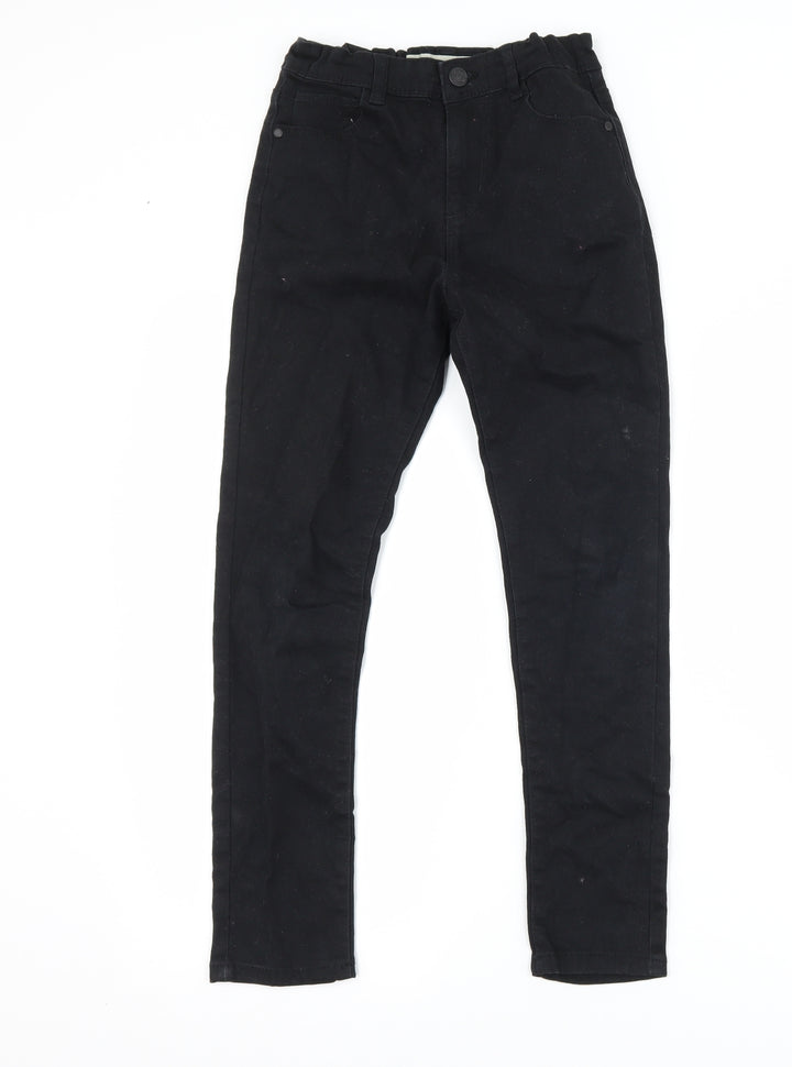 Denim co Girls Black Denim Skinny Jeans Size 9-10 Years