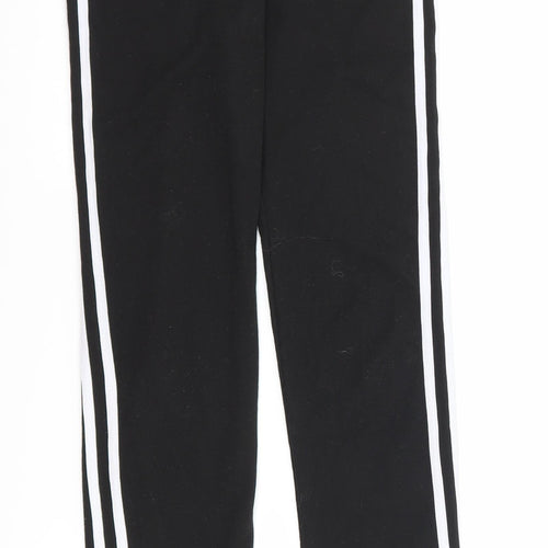 D&A Girls Black   Capri Trousers Size M - leggings