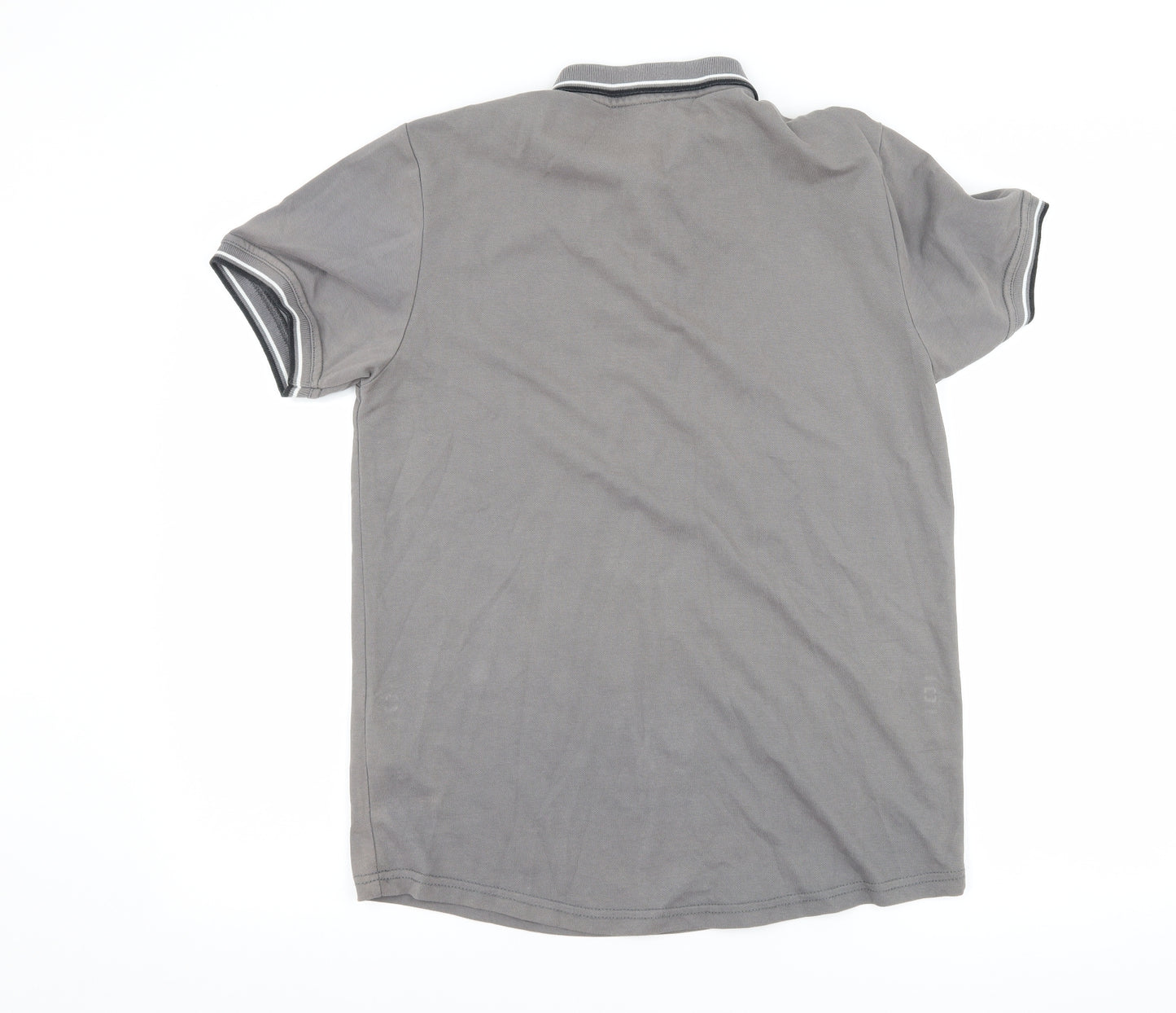Firetrap Mens Grey    Polo Size M