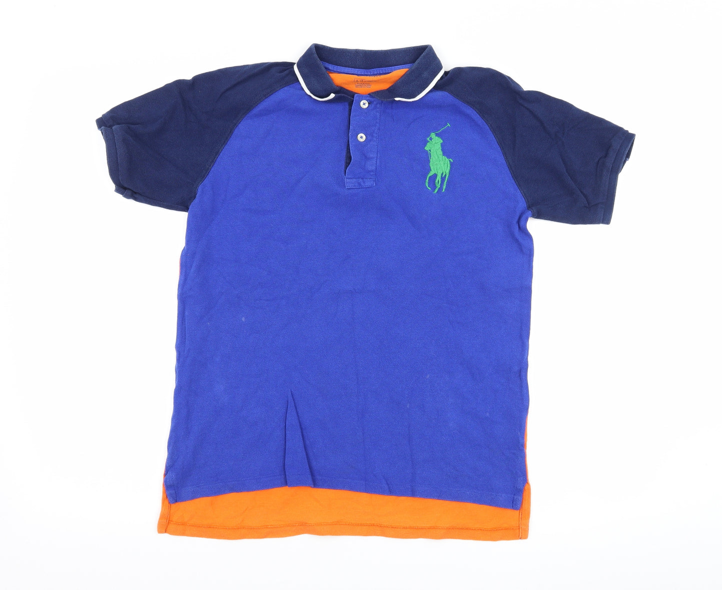 Polo Ralph Lauren Boys Blue   Basic Polo Size 14-15 Years