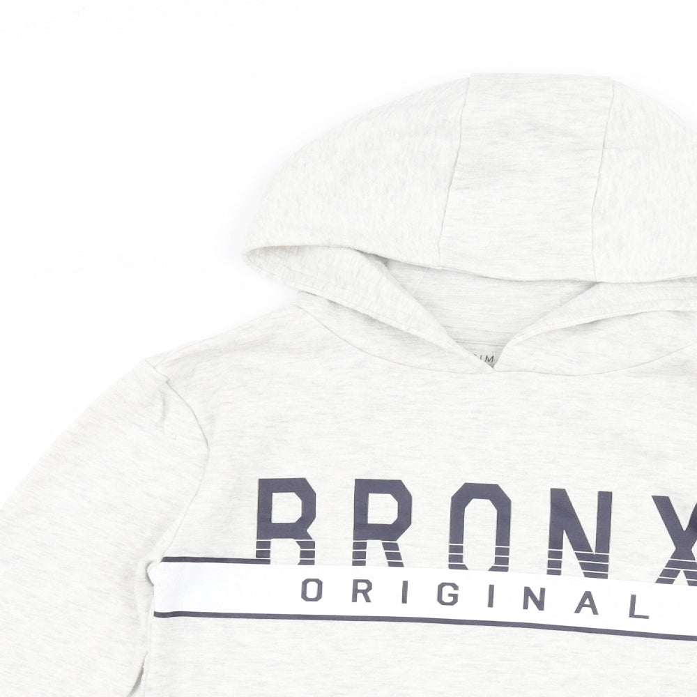 Primark Boys Grey   Pullover Hoodie Size 9-10 Years  - bronx