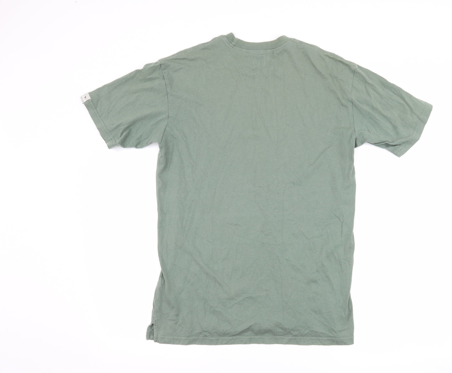 One True Saxon Mens Green    T-Shirt Size M  - graphic