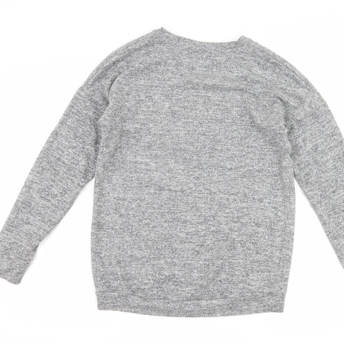 F&F Girls Grey   Pullover Sweatshirt Size 12-13 Years  - Unicorn