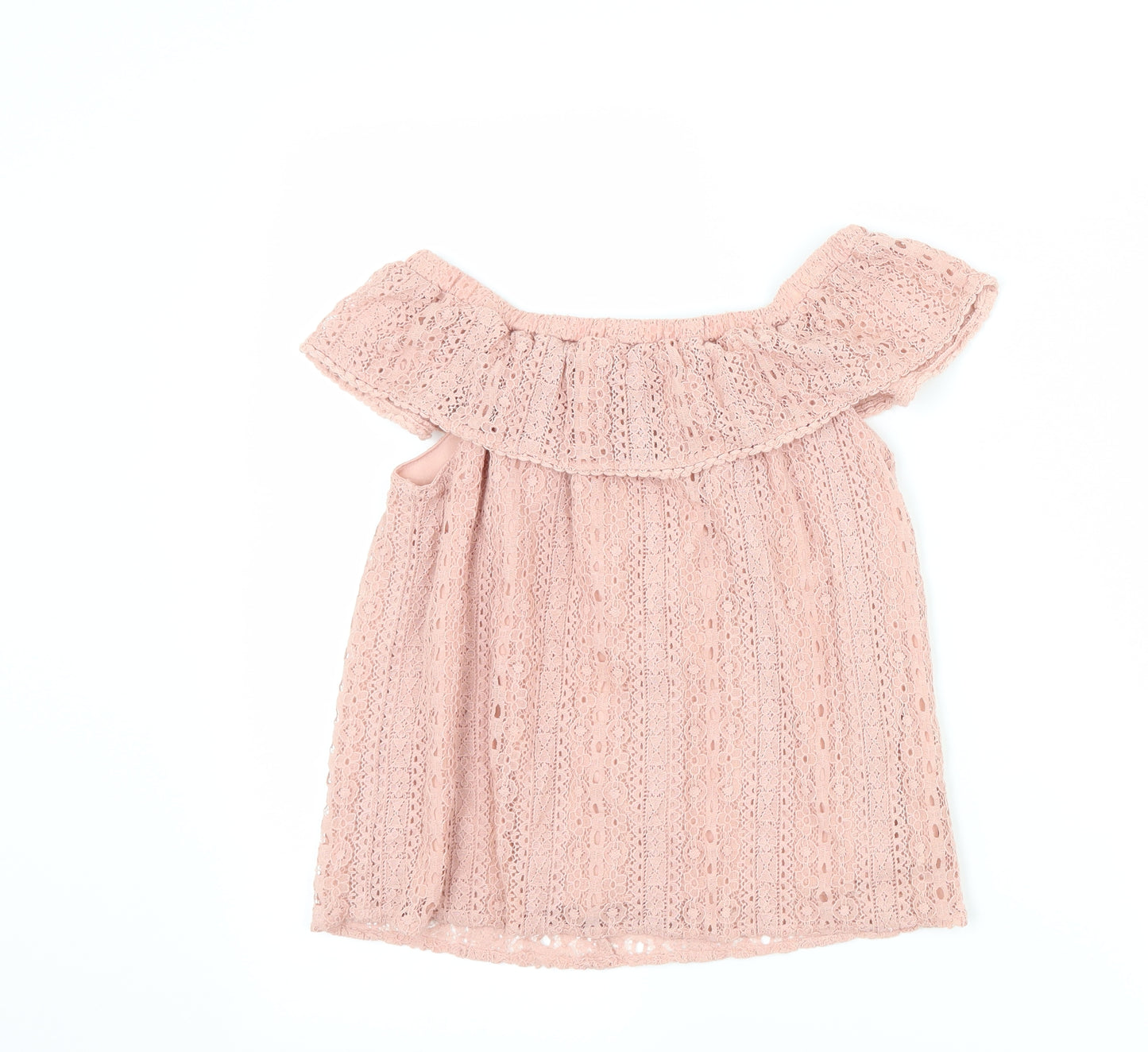 Primark Girls Pink   Basic T-Shirt Size 8-9 Years