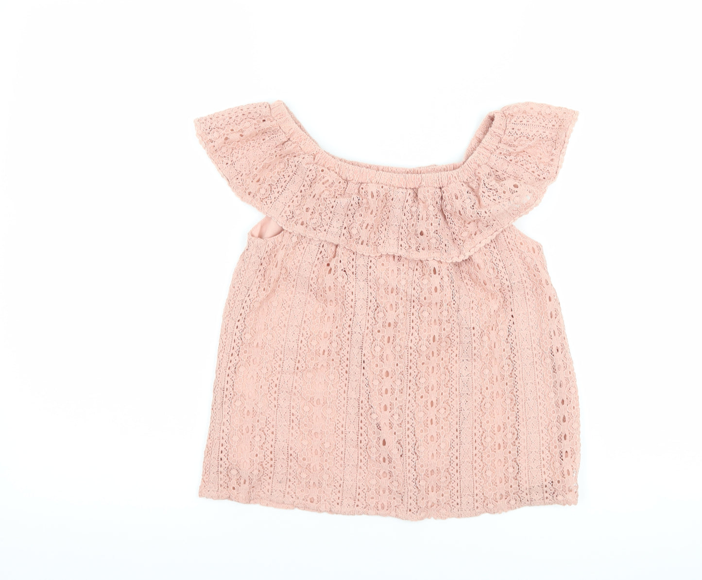 Primark Girls Pink   Basic T-Shirt Size 8-9 Years