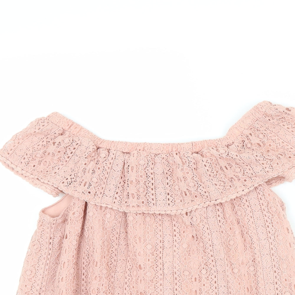 Primark Girls Pink   Basic T-Shirt Size 8-9 Years