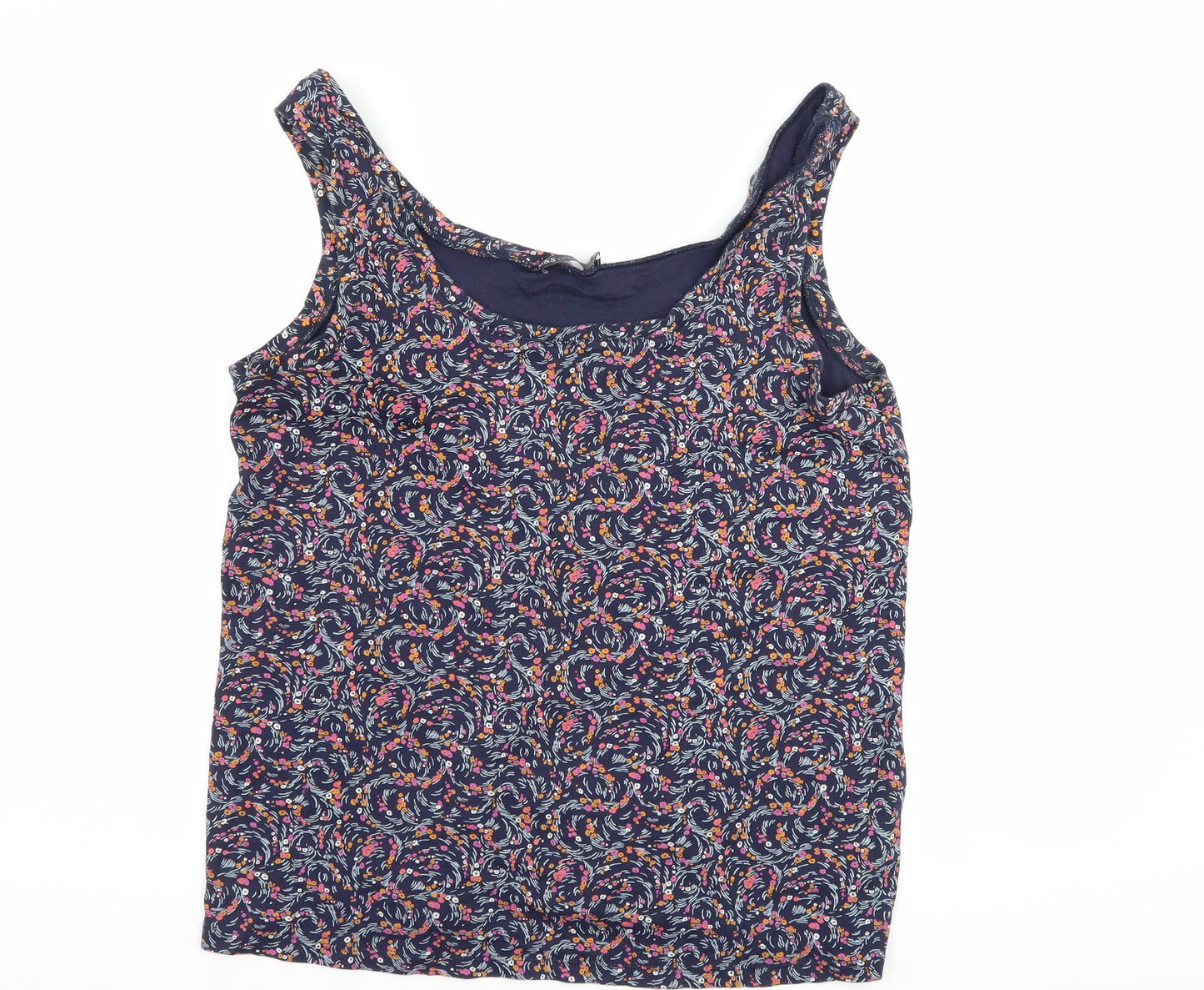 Marks and Spencer Womens Blue Floral  Basic Tank Size 20