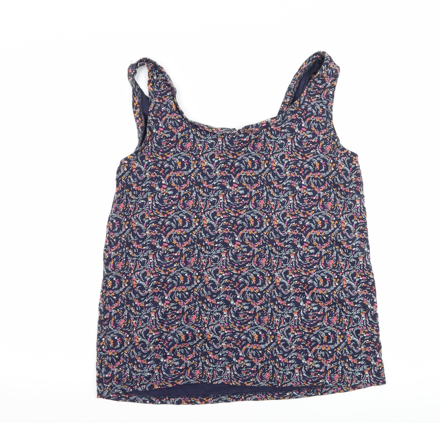 Marks and Spencer Womens Blue Floral  Basic Tank Size 20